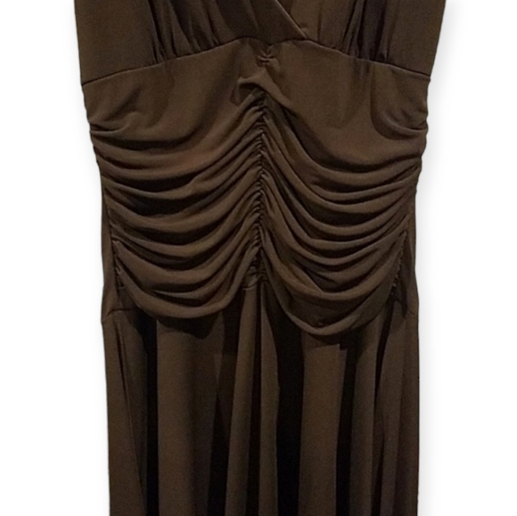 Speechless Junior's Size Medium Dress Brown Halter Tie - Picture 5 of 8